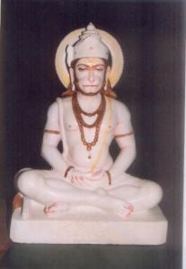 lord Hanuman in meditation mood